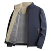 Jacket Men's Autumn Senior Sense Middle-aged and Elderly Stand-up Collar Windproof Dad Casual Business Men's Fashion Versatile Top