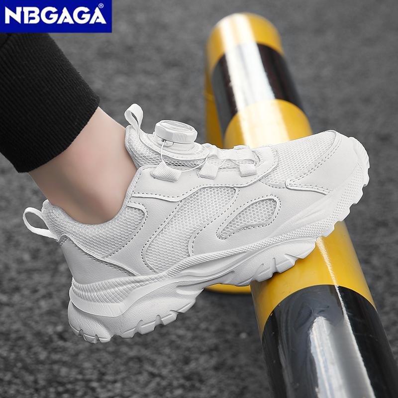 Children's Fashion Sports Shoes Breathable Student Black School Walking Shoes Anti-skid Boys& Girls Casual Running Sneaker