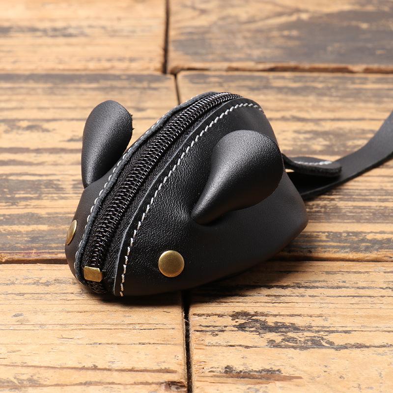 

Кошелек для монет, детские сумки для ключей, креативная симпатичная сумка для хранения мышек, трендовые карманы на молнии для мужчин и женщин, портативные кошельки чёрный