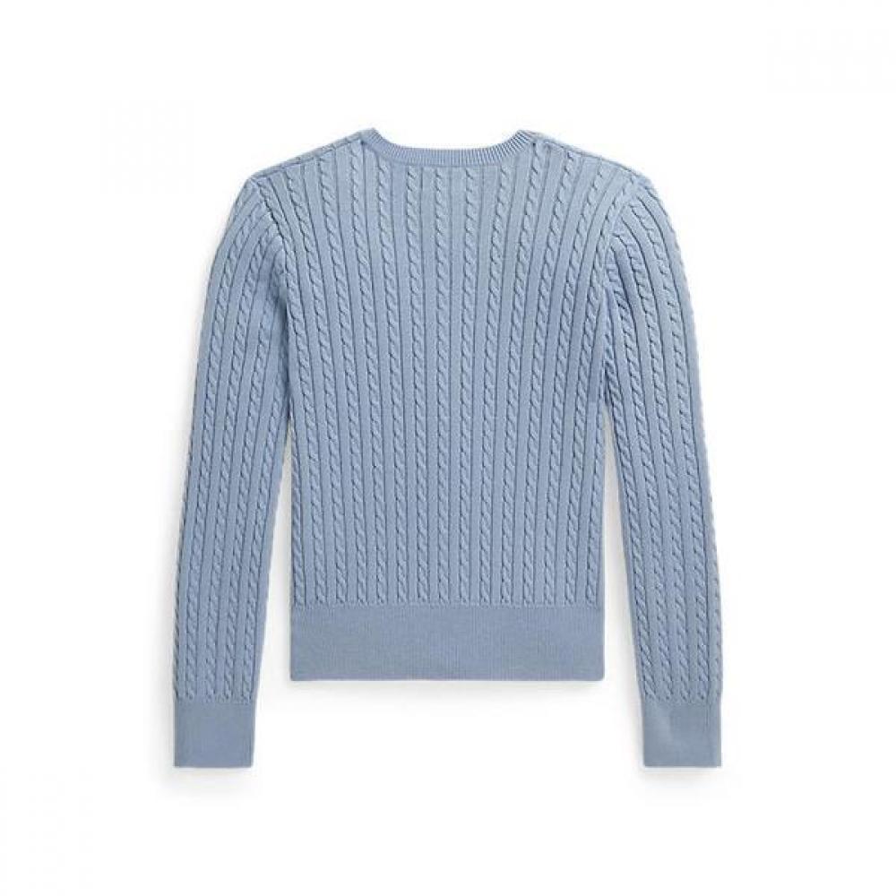 Polo Ralph Lauren Girls Mini Cable Cotton Cardigan  Cwposweg6820619400 