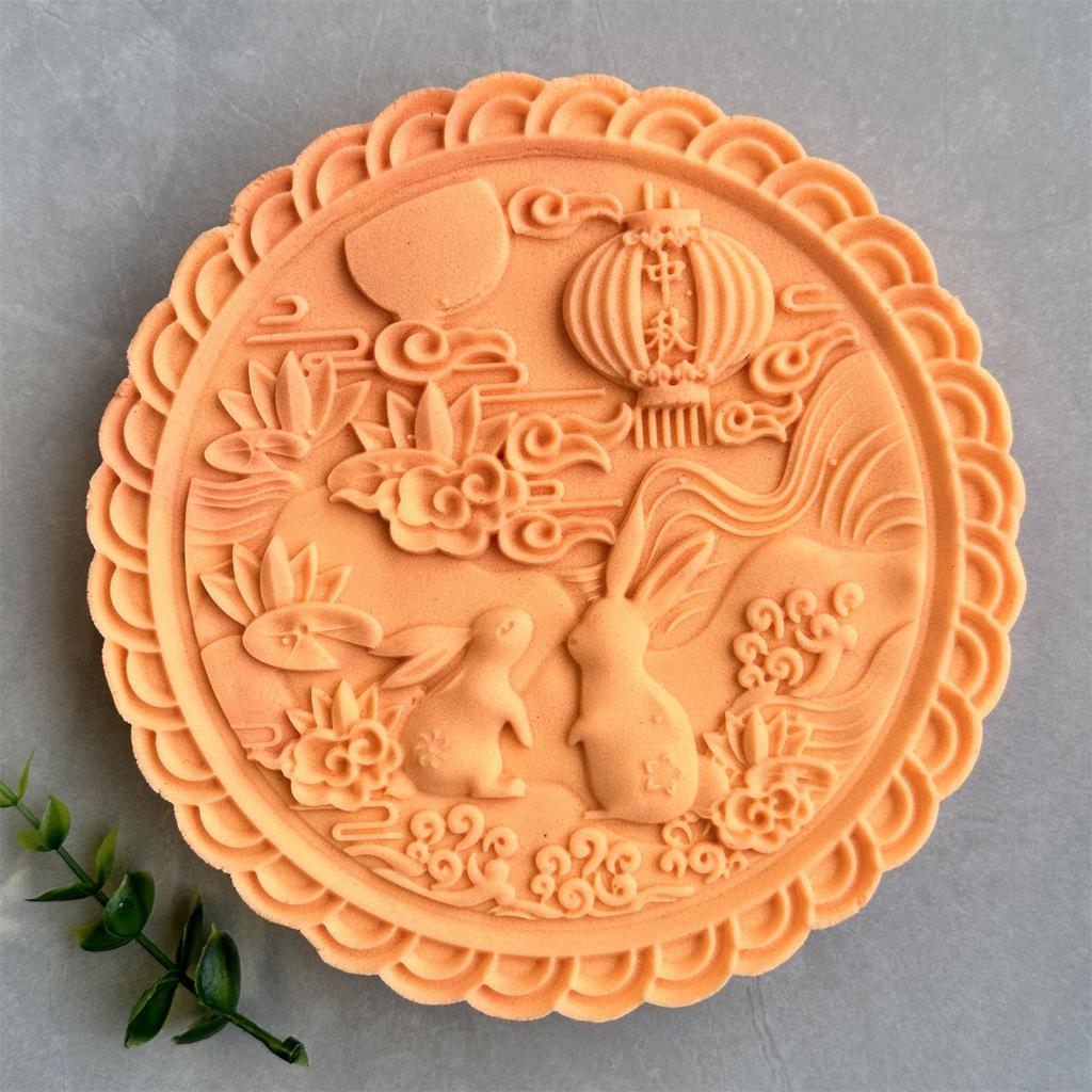 Easy To Use Hand Pressed Mold Oversized Mooncakes Making Mold Cookie Stamp Pastries Mold Practical Baking Supplies