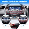 Dashboard Meter Panel Frame Trim for H-yundai Santa Cruz/Tucson 2022 2023 2024, ABS Center Console Dashboard Panel Decor Cover Accessories (Glossy