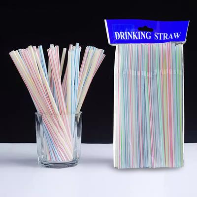 Lengthened Bendable Soy Milk Juice Drink Milk Tea Straw Disposable Color Bent First Color Straw