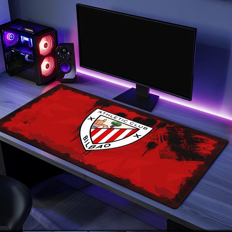 Athletic Club Bilbao Crest Mouse Pad, Rubber Base, Mouse Pad for Gamers and Office Use, Gaming Desk , Easy To Clean Mat Christmas fan gifts