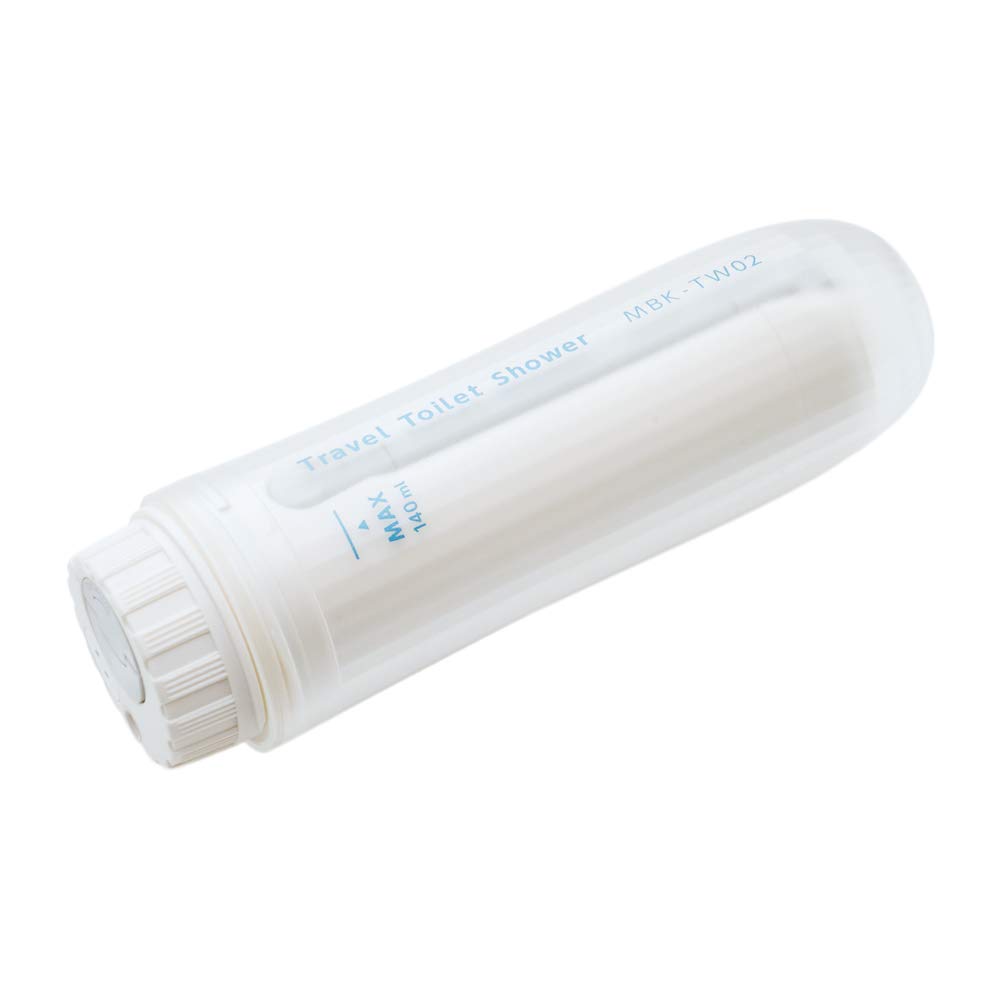 Miyoshi Traveler Senka Electric Travel Toilet Shower White - MBK-TW02/WH MBK-TW02/WH