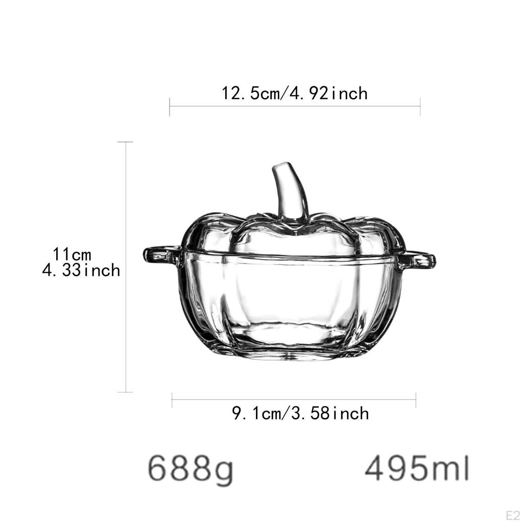 Candy Bowl with Lid, Bowl, Sugar Container, Decorative for Home Decoration, Coffee Table, Buffet