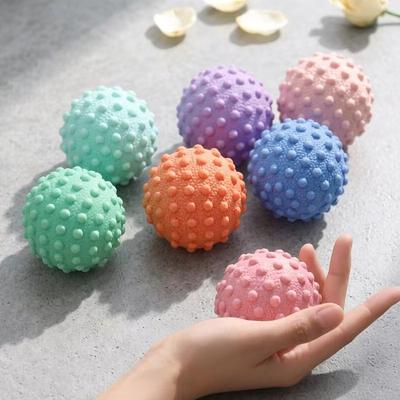 Stacheliger Massageball mit Textur für Tiefengewebsdruckentlastung TPE Sensorisches Fidget-Spielzeug Handgehaltener Muskelroller für die tägliche Entspannung