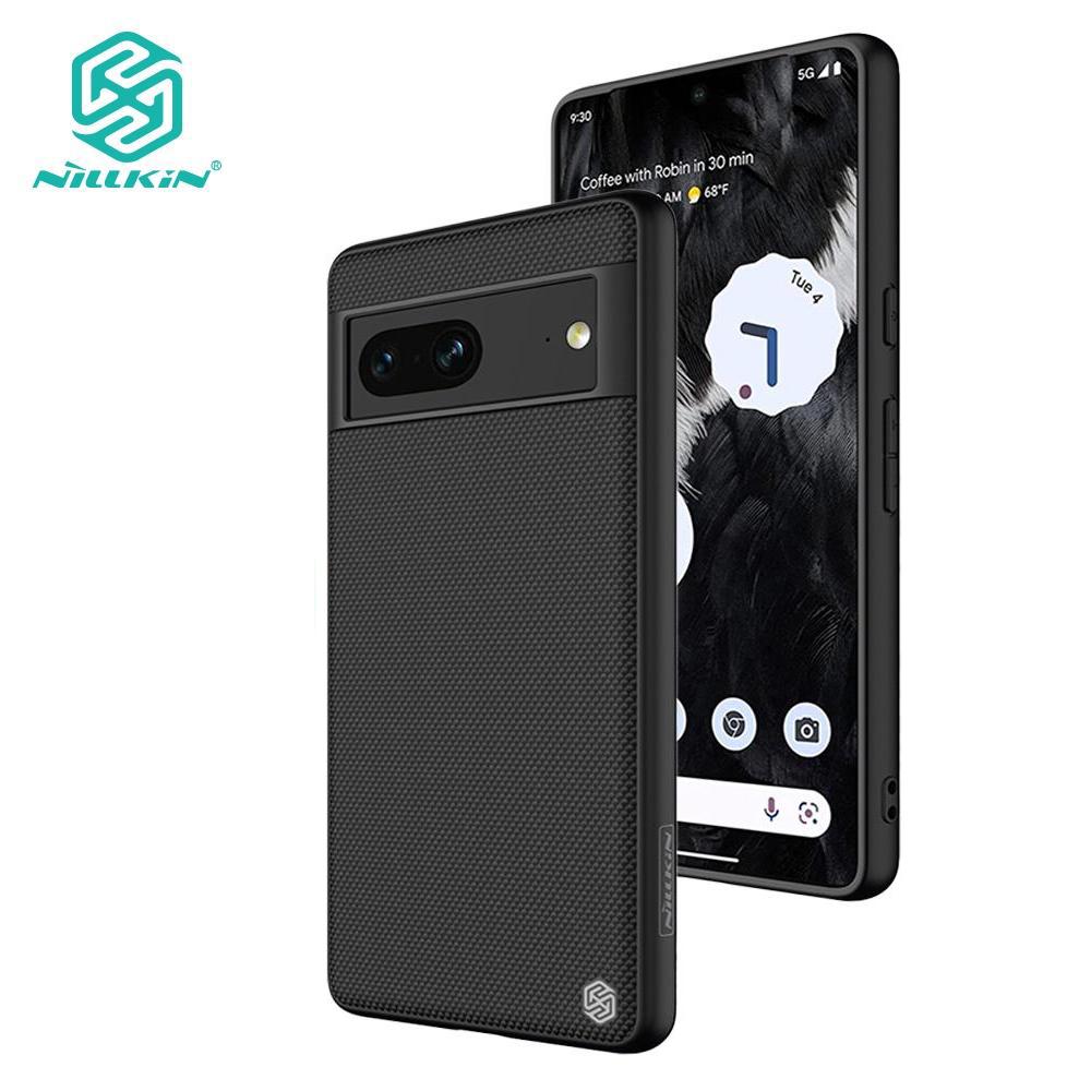 

Роскошный текстурированный чехол Nillkin для телефона Google Pixel 7, светильник с защитой от отпечатков пальцев, нейлоновое волокно, Нескользящая противоударная задняя крышка