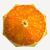 1pc Orange Slice Auto Open/Close Umbrella with One Touch Button,, Windproof Design   Lightweight Portable Umbrella for Women & Men6139