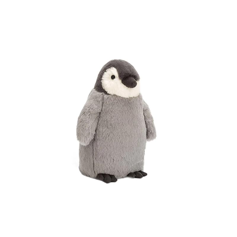JELLYCAT Arctic and Antarctic Percy Penguin Soothing Grey Doll Plush Doll 16cm High
