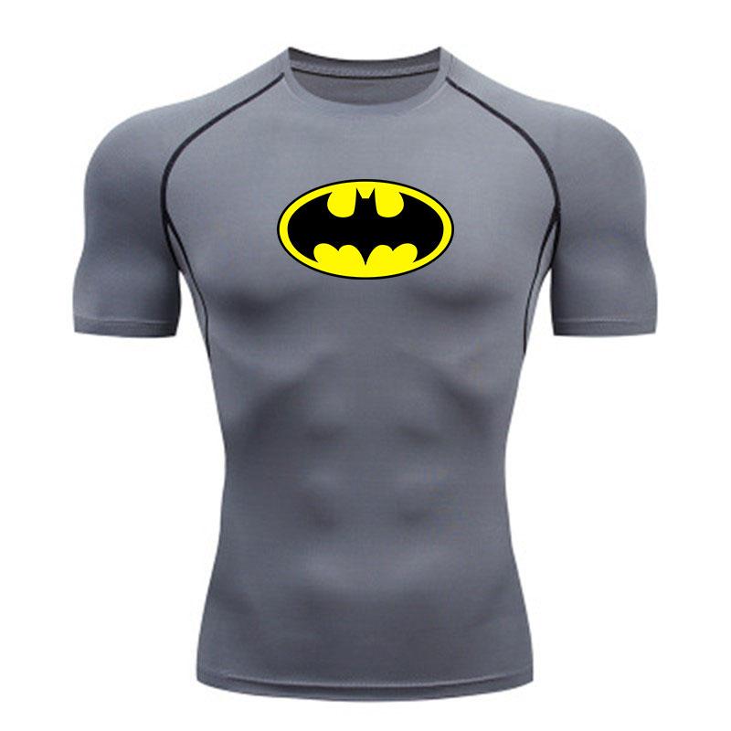 Men's Compression Workout T-Shirt, Breathable Quick Dry Athl