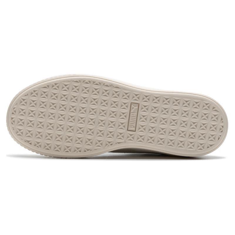 Puma Platform Cushioning Lightweight Low Top Skateboard Shoes Women's White 398910-01