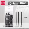 Deli Student Special 0.5mm Black Bullet Tip Refill, Smooth, Large Capacity for Exams & Signing