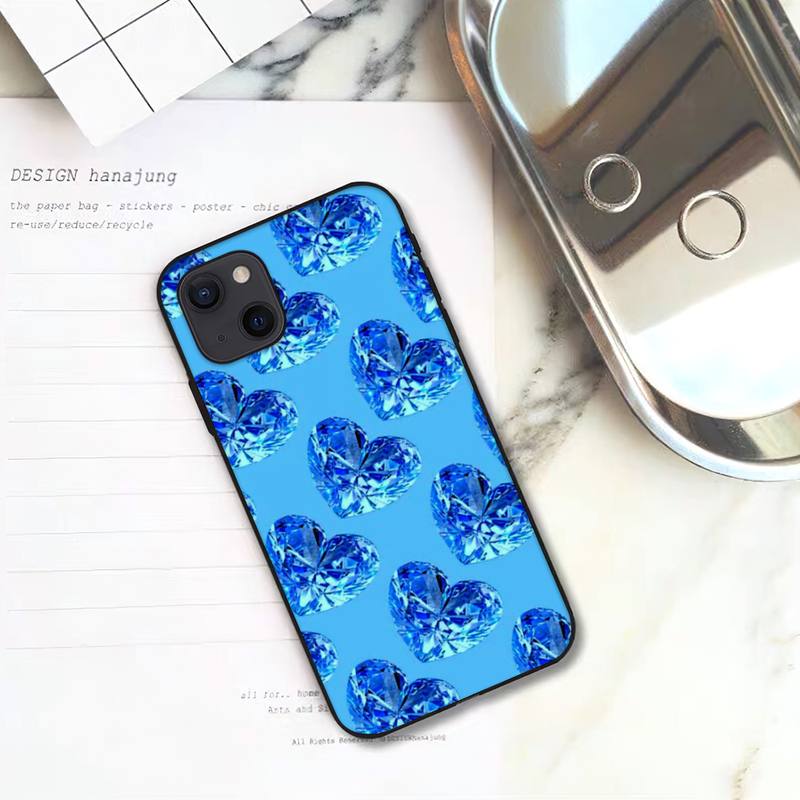 Diamond Love Phone Case For iPhone 11 12 Mini 13 14 Pro XS Max X 8 7 6s Plus 5 SE XR Shell