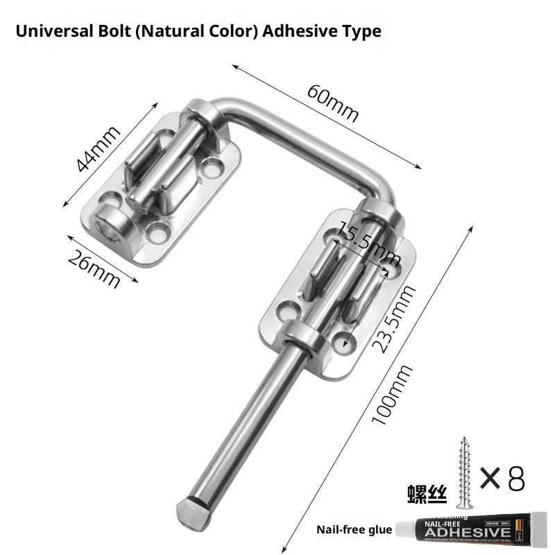 1Pcs Durable Aluminum Alloy Door Latch Lock 90/180 Degree Gate Latch Safety Anti-Theft Buckle Door Bolts Door Buckle Hardware