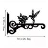 Outdoor Plant Hanger Hummingbird Hanging Plant Basket Metal Hanging Plant Stand Wall Mounted Hooks Outdoor Flower Pot Hook