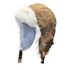 Winter Velvet Thickened Ear Flap Hat Windproof Warm Plush Soft Comfortable Outdoor Skiing Aviator Cap for Men and Women Unisex