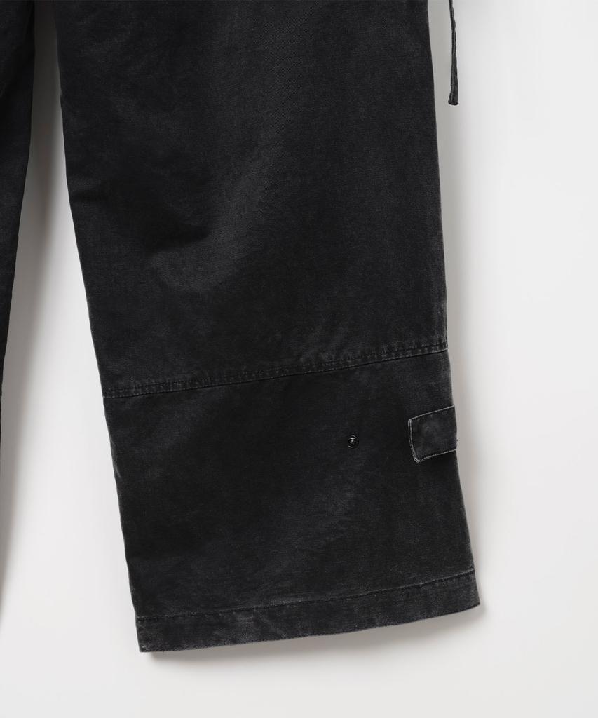 MILLO ARCHIVE Garment Washed Silhouette Pants [Black]
