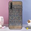 Persian Carpet Floral Pattern For Huawei Nova 12i 12s 11i 8i 7i 9 10 SE Y60 Y61 Y70 Y72 Y73 Y90 Y91 P20 P30 P40 Lite Case