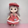 Full Body Girls' Doll with Clothes Dolly Girl Dress Up Toys Baby Doll 20cm Dress Doll  Children