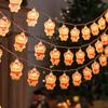 3 Meters Christmas Lights String Santa Claus Design Snowman Design Christmas LED Light LED Technology Gingerbread Man Design