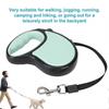 3/5M Retractable Dog Leash 5m Green Anti-Slip Handle Polyester