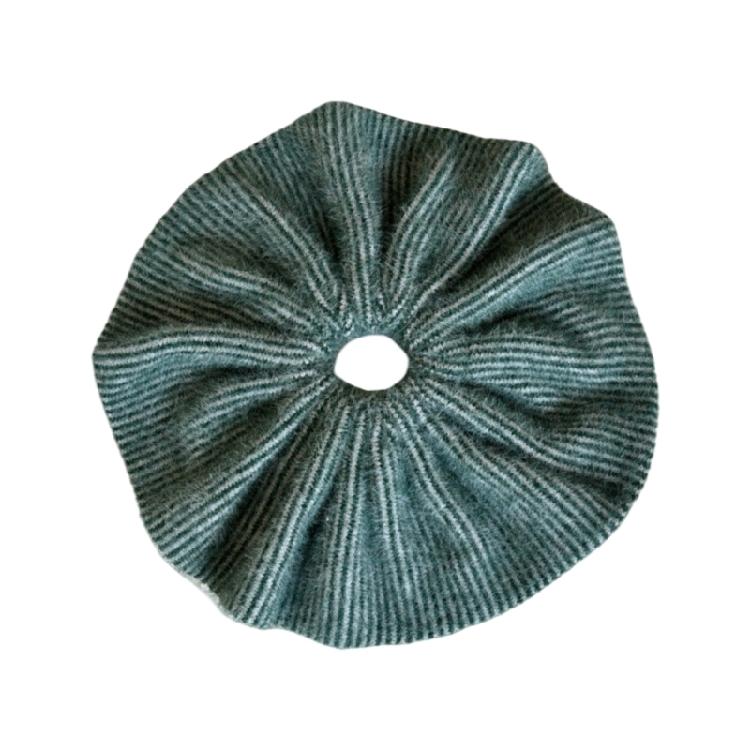 French Elegant Knit Hair Tie Nonslip Hair Holder 26cm Circumference Headdress Comfortable Daily Use Accessory