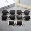 Women's Retro Korean Style Slimming White Sunglasses & Men's Polarized Sunglasses