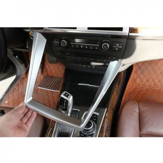 Water Cup Central Console Silver Cover Trim Fits For BMW X5 X6 E70 E71 2008-13
