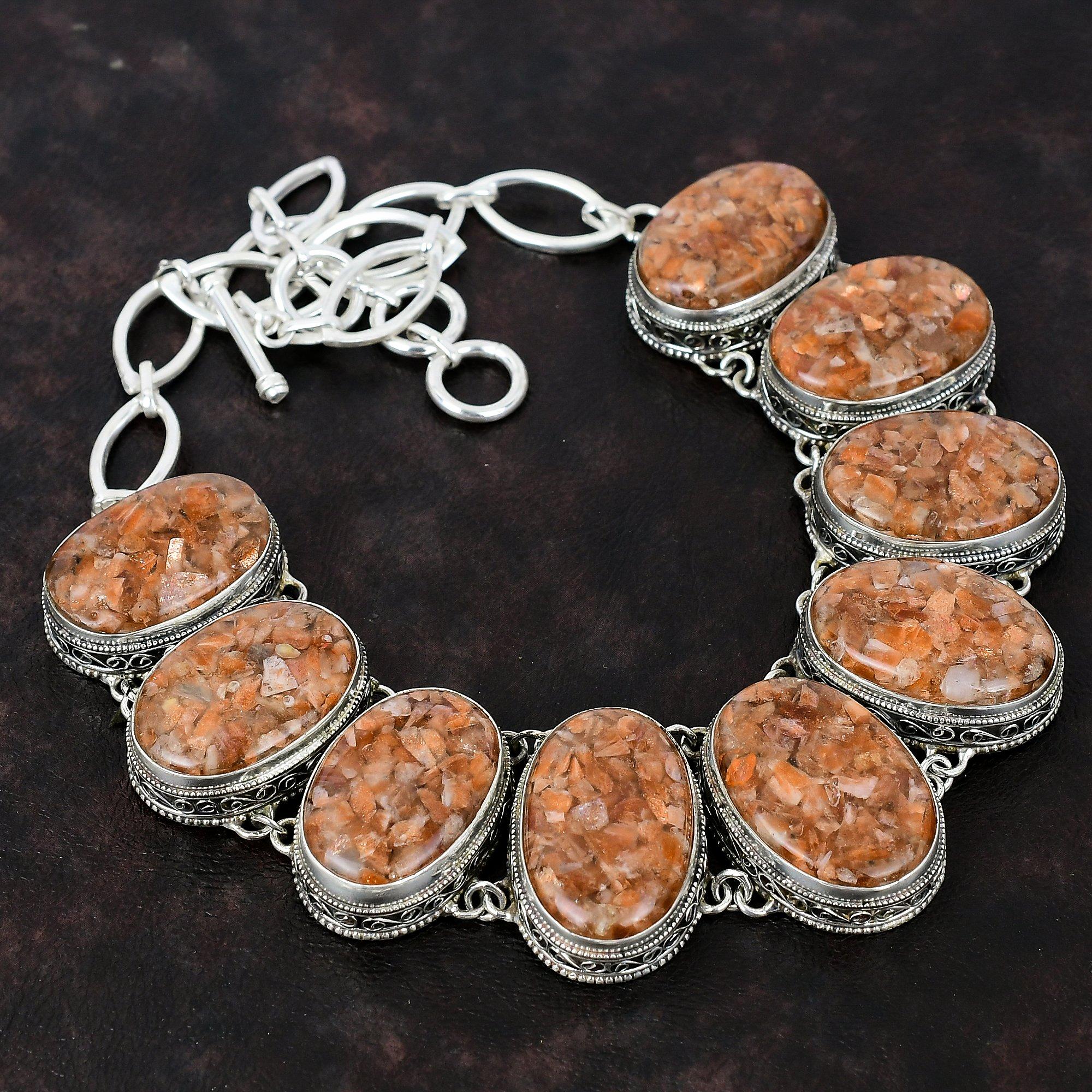 

Ожерелье из солнечного камня, винтажное ожерелье, ювелирные изделия из драгоценных камней, ожерелье из стерлингового серебра 925 пробы, регулируемая цепочка, ожерелье, подарок для женщин, ожерелье ручной работы Adjustable