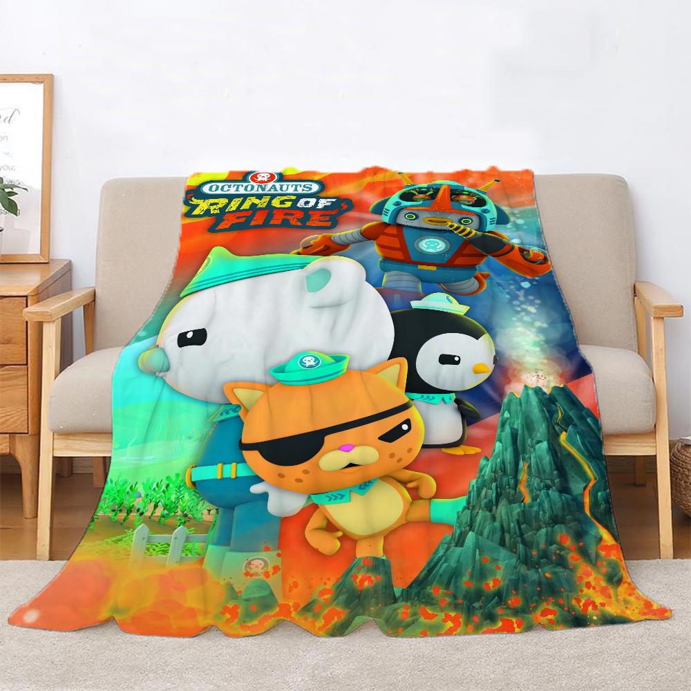 The Octonauts Thermal Blankets for Bed Blanket 150cm X 200cm Knitted Plaid Home Interior Luxury Bedding Beach Towel Throw Knee &