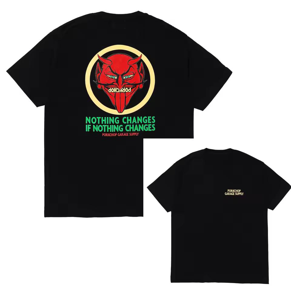 New Pork 2026 Chop Summer Japanese Retro Surfing Bike Street Casual Daily Multi-Style Complementary T-Shirt