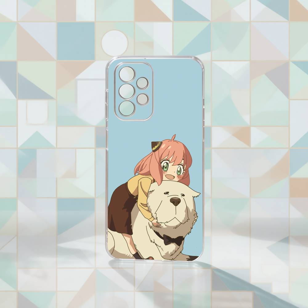 

Spy Family Anya Phone Case For Samsung S25,S24,S21,S22,S23,S30,Ultra,S20,Plus,Fe Transparent Cover Samsung S30Ultra5G