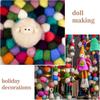 40pcs Felting Wool Roving - Core Wool Roving Bulk Spinning DIY Craft Mix Color Needlework Craft 3g/Color