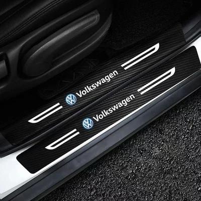 Nouveau Décalcomanie Protecteur de Seuil de Porte de Voiture pour Volkswagen Passat Tiguan Golf Bora Jetta Sharan T3 T5 Magotan Beetle Coffre Pare-chocs