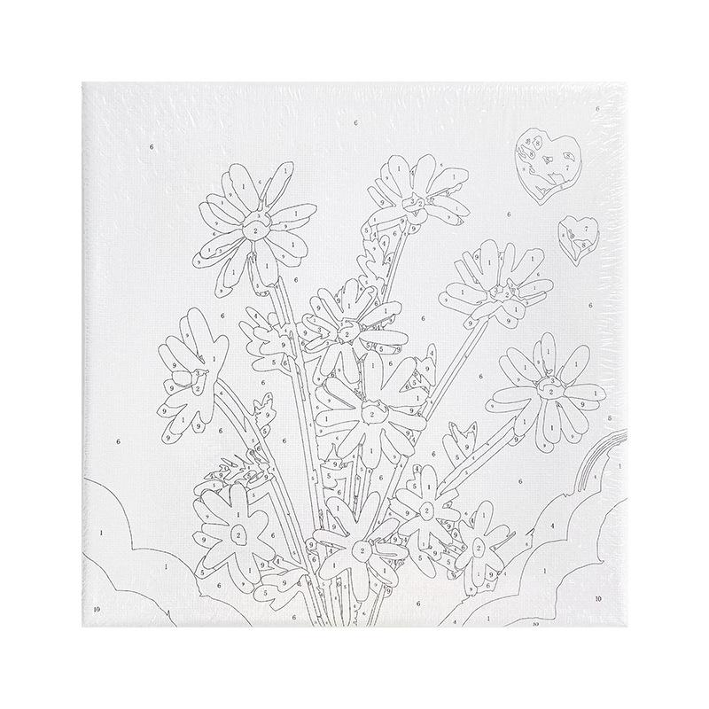 DIY Digital Landscape Oil Painting Coloring Hand Filled Painting Paint By Number Children's Coloring Decorative Landscape
