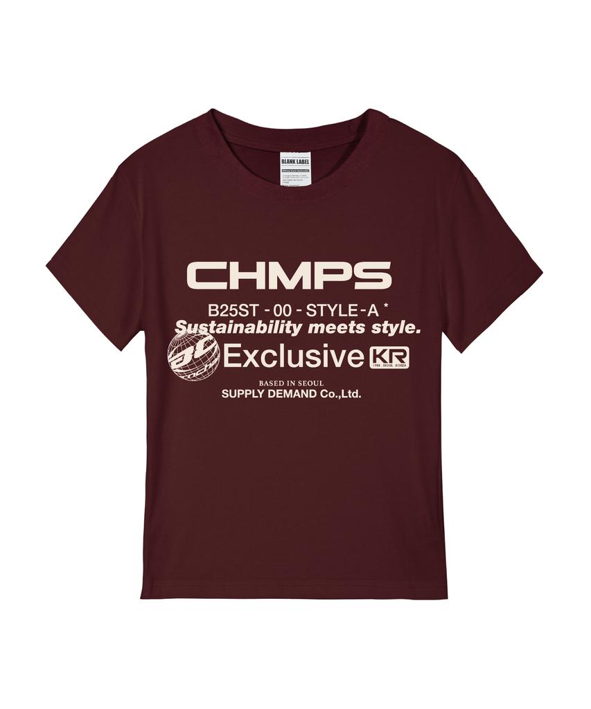 BORN CHAMPS [5 Colors] Chmps Exclusive Women'S Standard Short Sleeve T-Shirt