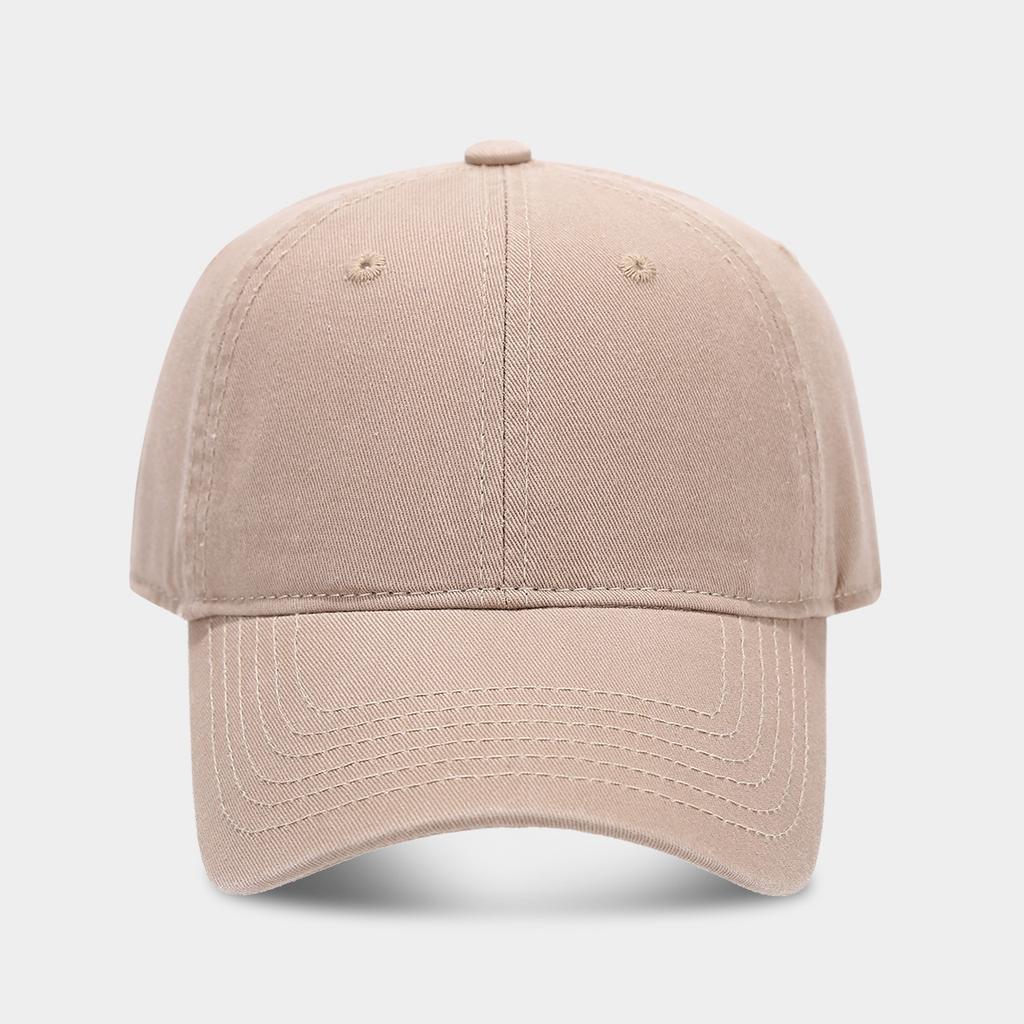 High Quality Solid Color Soft Top Baseball Cap Men's European and American Fashion Washed Cotton Retro Wide Brim Cap Women's Hat Tide
