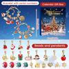 Days Christmas Advent Calendar for Women - Alloy Bracelet Jewelry Set with Surprises, Holiday Countdown Gift