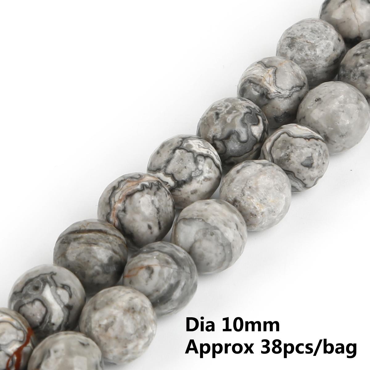 

Круглые свободные бусины из натурального камня из яшмы для самостоятельного изготовления браслета, ожерелья, ювелирных изделий, нить 15 дюймов 10mm 38pcs