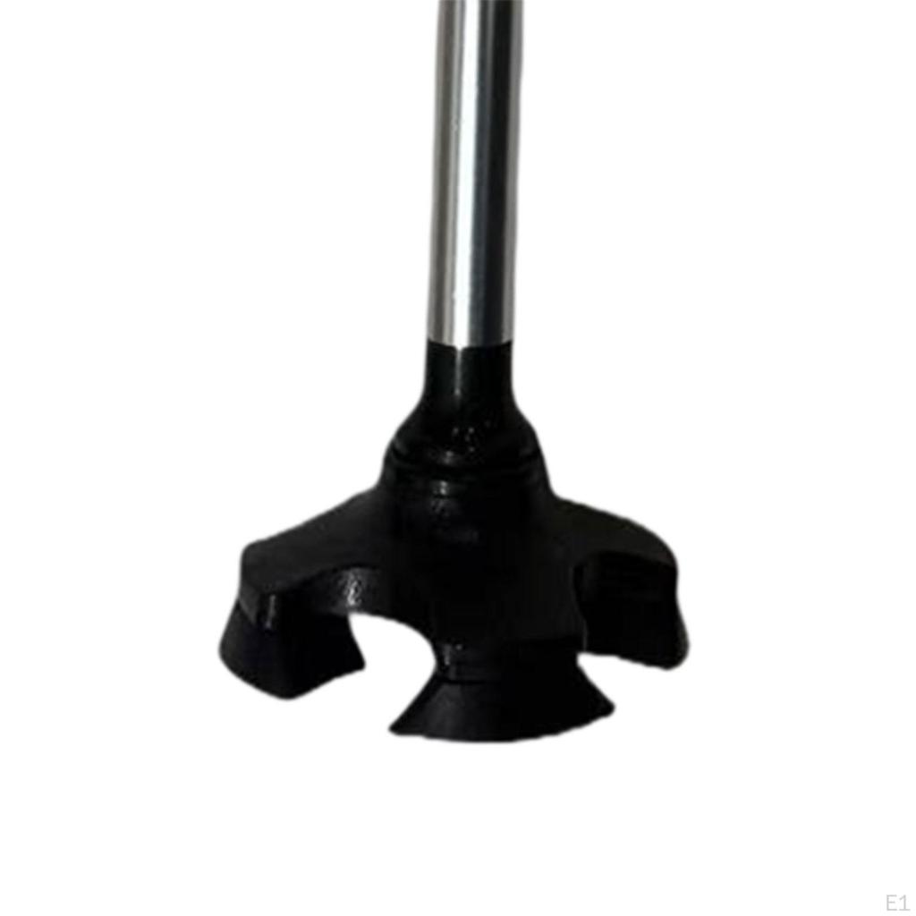 Walking Stick Aluminum Alloy Adjustable Height for Elderly Adults Old People