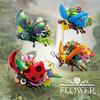 Insect Flower Building Blocks Creativity Ladybug Beetle Bee Model Bricks Desktop Decoration Diy Toys For Kids Holiday Gifts