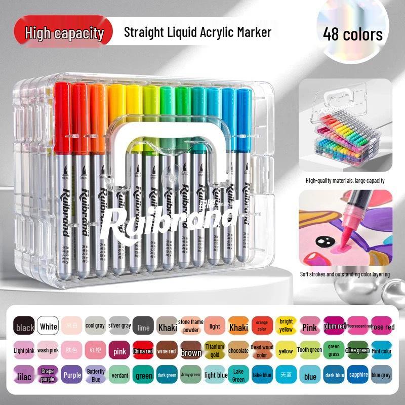 Doppelspitziger Acryl- & Aquarellmarker für Kinder & Schüler