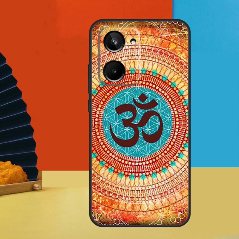 

Символ Аум Ом для Realme GT7 Pro GT6 10 11 12 13 14 15 Pro Plus C55 C67 C63 C61 C53 C31 C65 C71 C75 Чехол Realme C71 4G