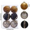 8Cm Christmas Balls Christmas Tree Ornaments Velvet Xmas Balls Button Sequins Luxury Xmas Balls Christmas Home Decorations
