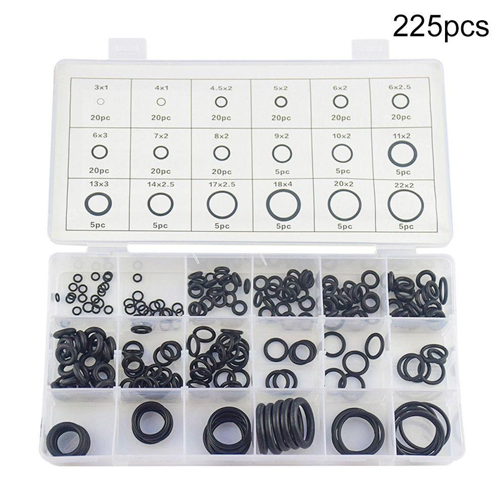 Assortment Kit High Pressure With Plactic Box Elastic Band O Ring Sealing Gaskets Washer Seals