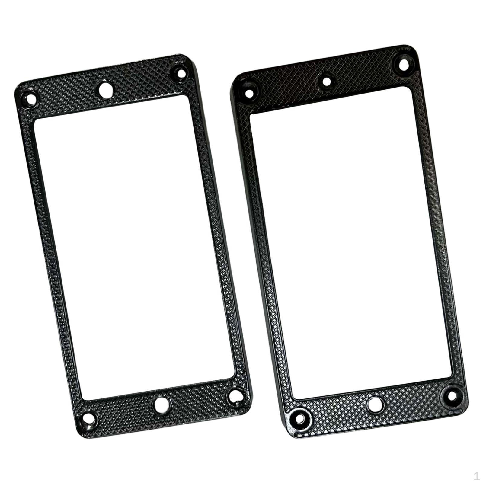2 шт. Крышка для хамбакера, двойная, двойные звукосниматели Black