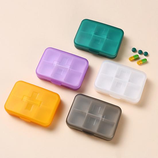 

Таблетница большой емкости водонепроницаемый утолщенный 6 сеток дозатор таблеток чехол для дома