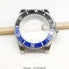 Stainless steel case, suitable for Japanese NH35/36 movement, transparent back cover--40MM