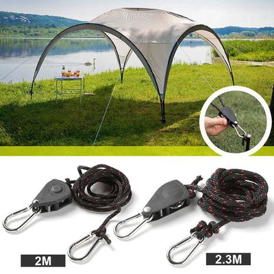 Lifting Rope Tensioner Camping Rope Rope Ratchet Outdoor Pulley Adjuster Adjutsable Rope Hanger Rope Hanger Tent Lanyard Pulley